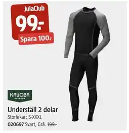 Jula Underställ 2 delar, Medlemspris erbjuda