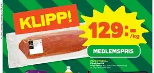 Stora Coop Färsk laxfilé, Medlemspris erbjuda