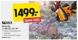 Jula Motorsåg 1,2 kW 37,2 cm³ 14”, SEK 1499 erbjuda