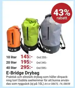 Erlandsons Brygga E-Bridge Drybag erbjuda