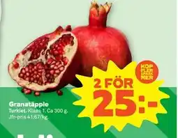 Stora Coop Granatäpple, SEK 25 erbjuda