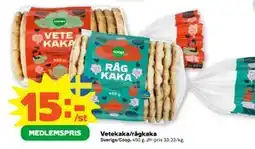 Stora Coop Vetekaka/rågkaka, Medlemspris erbjuda