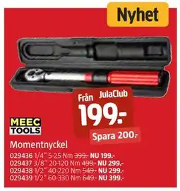 Jula Momentnyckel, Medlemspris erbjuda