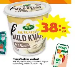 Stora Coop Kvarg/turkisk yoghurt, SEK 38 erbjuda