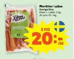Stora Coop Morötter i påse, SEK 20 erbjuda