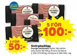 Stora Coop Smörgåspålägg, SEK 100 erbjuda