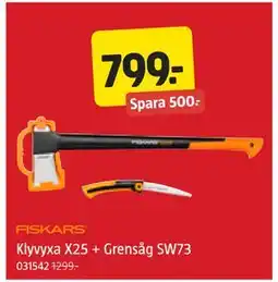 Jula Klyvyxa X25 + Grensåg SW73, SEK 799 erbjuda