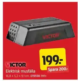 Jula Elektrisk musfälla, SEK 199 erbjuda