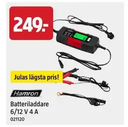 Jula Batteriladdare 6/12 V 4 A, SEK 249 erbjuda