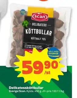 Stora Coop Delikatessköttbullar, SEK 59.9 erbjuda