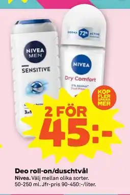 Stora Coop Deo roll-on/duschtvål, SEK 45 erbjuda