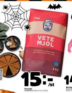 Stora Coop Vetemjöl, SEK 15 erbjuda