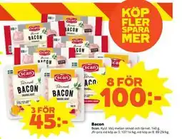 Stora Coop Bacon, SEK 100 erbjuda