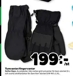 Stora Coop Tumvantar/fingervantar, SEK 199 erbjuda