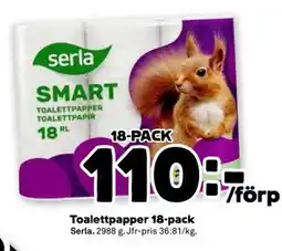 Stora Coop Toalettpapper 18-pack, SEK 110 erbjuda
