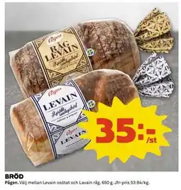 Coop BRÖD, SEK 35 erbjuda