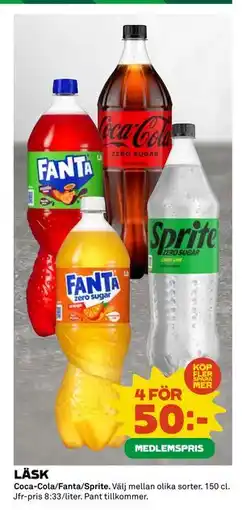 Coop LÄSK, Medlemspris erbjuda