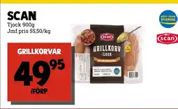 MatArket Scan grillkorvar erbjuda