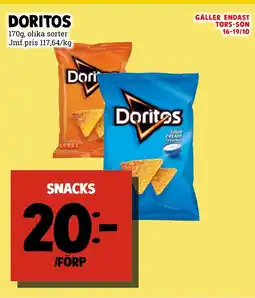 MatArket Doritos snacks erbjuda