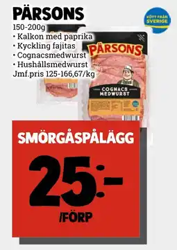MatArket Pärsons erbjuda