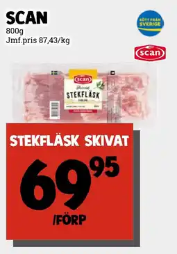 MatArket Scan stekfläsk skivat erbjuda
