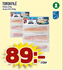 MatArket Torskfilé findus erbjuda