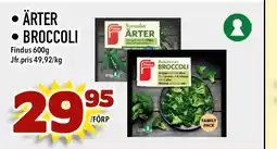 MatArket Ärter • broccoli erbjuda