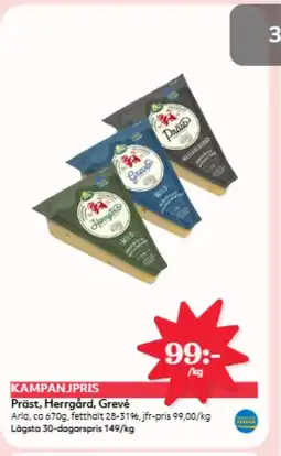 Hemköp Präst, Herrgård, Grevé erbjuda