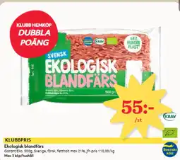 Hemköp Ekologisk blandfärs erbjuda