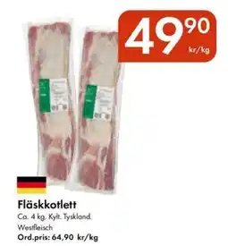 Snabbgross Fläskkotlett erbjuda