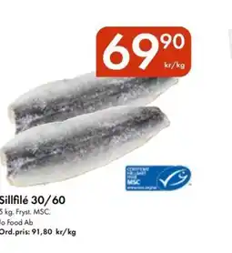 Snabbgross Sillfilé 30/60 erbjuda
