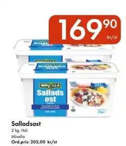 Snabbgross Sallads ost erbjuda