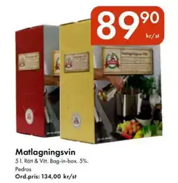 Snabbgross Matlagningsvin erbjuda