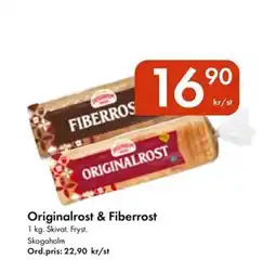 Snabbgross Originalrost & Fiberrost erbjuda