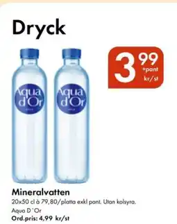 Snabbgross Mineralvatten erbjuda