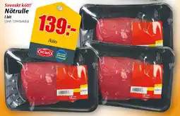 Extra Mjällby Stormarknad Svenskt kött! Nötrulle I bit erbjuda