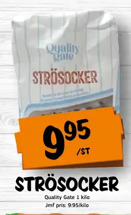 Bazaar Food market Quality Gate Strösocker erbjuda