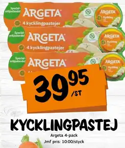 Bazaar Food market ARGETA Kycklingpastej erbjuda