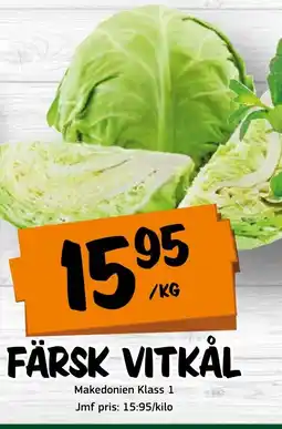 Bazaar Food market Färsk vitkål erbjuda