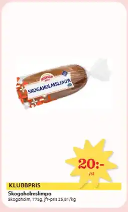 Östenssons Skogaholmslimpa erbjuda