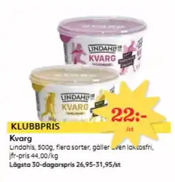 Östenssons Lindahls Kvarg erbjuda