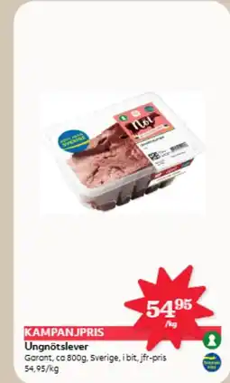 Östenssons Garant Ungnötslever erbjuda