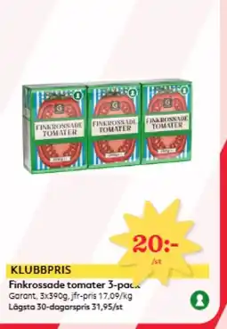Östenssons Garant Finkrossade tomater erbjuda