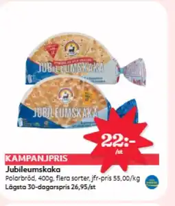 Östenssons Polarbröd Jubileumskaka erbjuda