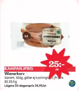 Östenssons Garant Wienerkorv erbjuda