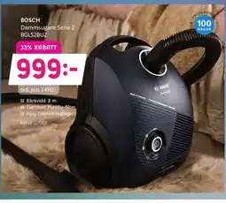 Elon BOSCH Dammsugare Serie 2 BGLS2BU2 erbjuda