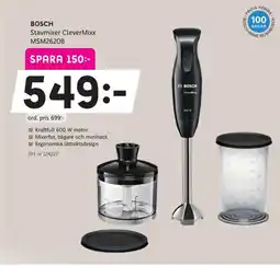 Elon BOSCH Stavmixer CleverMixx MSM2620B erbjuda