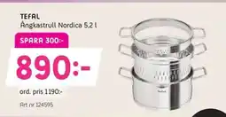 Elon TEFAL Ångkastrull Nordica erbjuda