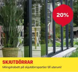 Byggmax Skjutdörrar erbjuda