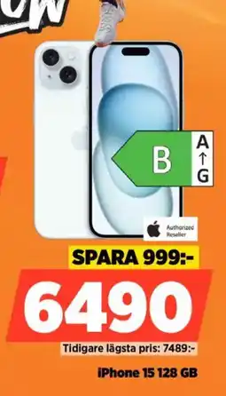 Power iPhone 15 128 GB erbjuda